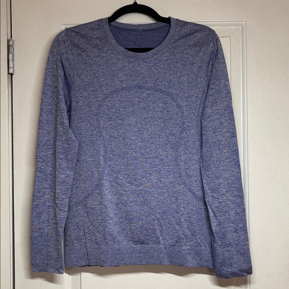 Lululemon Swiftly Relaxed Long Sleeve in Psychic/White - Picture 2 of 5